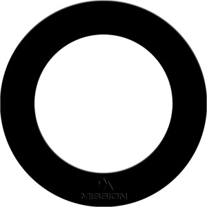 Mission Dartboard Surround Heavy Duty Logo Black