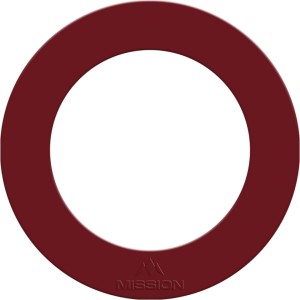Mission Dartboard Surround Heavy Duty Logo Red