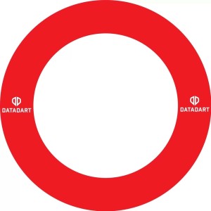 Datadart Pro Heavy Duty Dartbord Surround met Logo Rood