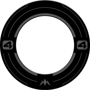 Mission Samurai 4 Graphite Dartbord Surround