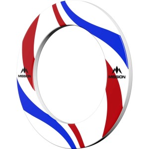 Mission Nederland White Swirls Dartbord Surround