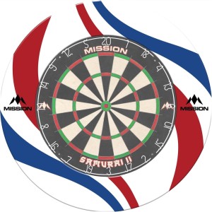 Mission Nederland White Swirls Dartbord Surround