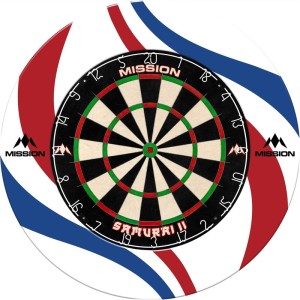 Mission Nederland White Swirls Dartbord Surround