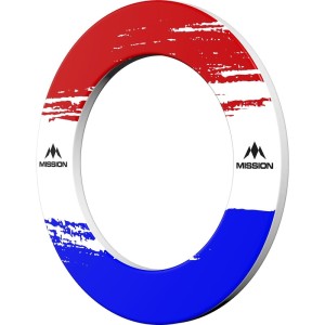 Mission Nederland White Brush Stroke Dartbord Surround