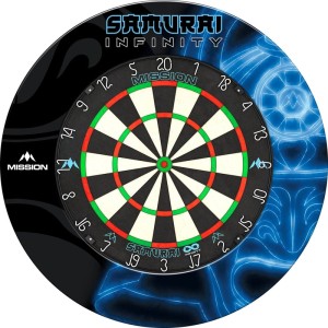 Mission Samurai Infinity Blue Dartbord Surround