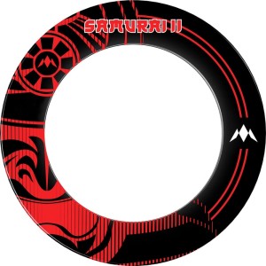 Mission Samurai II Red Dartbord Surround
