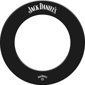 Jack Daniel's Heavy Duty Dartbord Surround met JD Logo Zwart