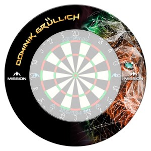 Mission Dominik Grüllich Dartbord Surround
