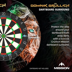 Mission Dominik Grüllich Dartbord Surround