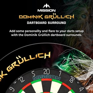 Mission Dominik Grüllich Dartbord Surround