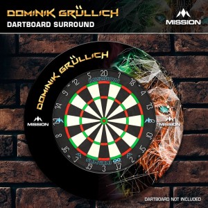 Mission Dominik Grüllich Dartbord Surround