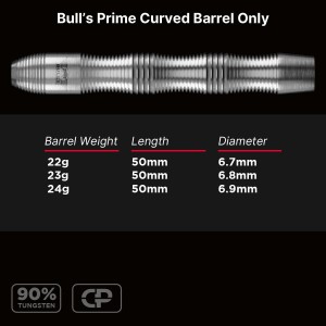 Bull's Prime Curved CP 90% Dartpijlen
