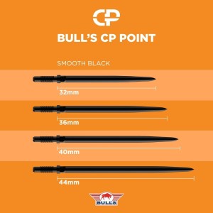 Bull's CP Smooth Points Zwart