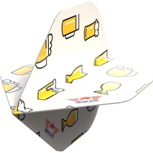 Bull's Design 100 Beer Cartoons No.2 Flights