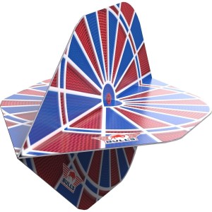 Bull's Design 100 Board Blue and Red No.2 Flights