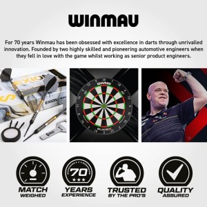 Winmau Exion Torpedo Switch Point 90% Dartpijlen
