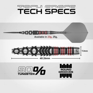 Winmau Fornax Torpedo Switch Point 90% Dartpijlen