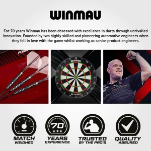 Winmau Fornax Torpedo Switch Point 90% Dartpijlen