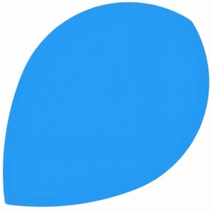 McDartShop Poly 75 Pear Blauw Flights
