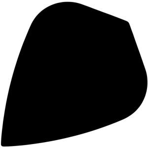 McDartShop Poly 75 Kite Zwart Flights