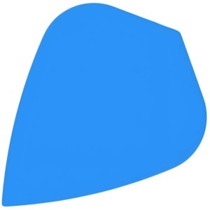 McDartShop Poly 75 Kite Blauw Flights