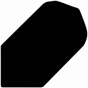 McDartShop Poly 75 Slim Zwart Flights
