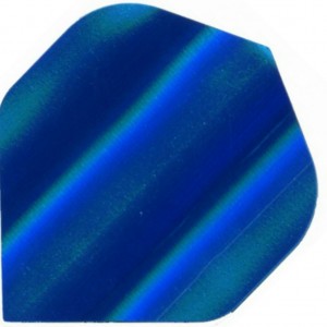 Poly Dart Flight  Kleur: Blauw  Type: Sparkle  Dikte: 75 micron Per 3 Stuks