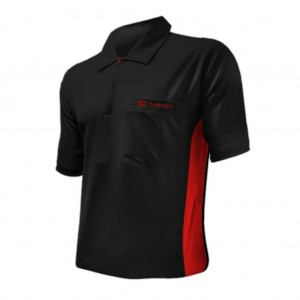 Target Coolplay Hybrid Dartshirt Zwart Rood