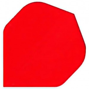 Poly Dart Flight  Kleur: Rood Dikte: 75 micron Per 3 Stuks