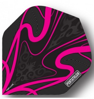 Pentathlon Dart Flights Roze