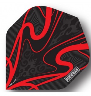 Pentathlon Dart Flights Rood