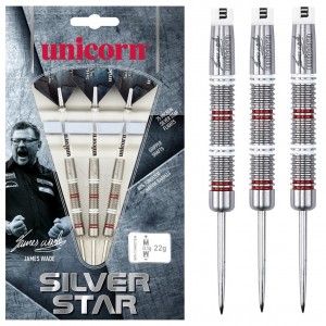 James Wade Silverstar 80% Dartpijlen 22-24-26-28 Gram