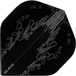 Ruthless R4X High Impact Dartflight - Zwart