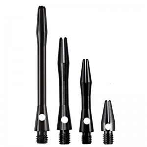 Aluminium Shafts Anodised Zwart 3 Stuks