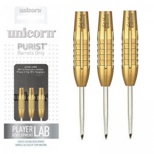 Unicorn Purist Gold John Lowe 90% Dartpijlen 21-23 Gram