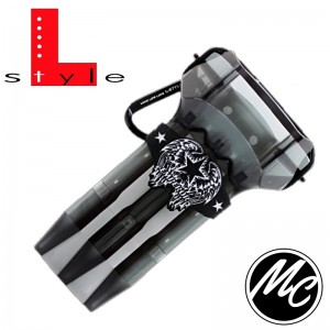 L Style KrystaL One Dart Case Zwart