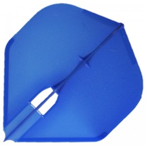 L Style Champagne Dart Flights Standard Blue