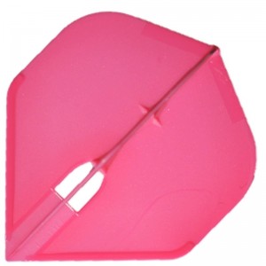 L Style Champagne Dart Flights Standard Hot Pink