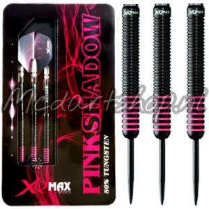 XQMax Pink Shadow Darts Steel Tip Tungsten 7 Ring Pink 21g  23g 25g