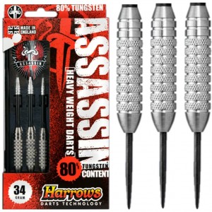 Harrows Assassin Knurled 80% Dartpijlen 34 Gram