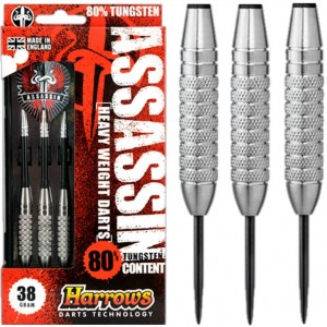 Harrows Assassin Knurled 80% Dartpijlen 38 Gram