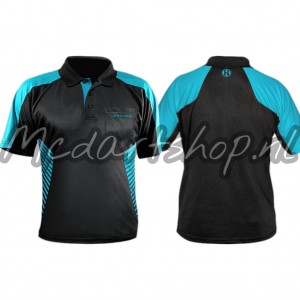 Harrows Vivid Dartshirt Aqua Blauw | Verkrijgbaar in de maat: s t/m xxxxxl