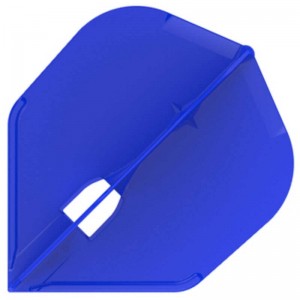 L Style Champagne Dart Flights Shape Blauw