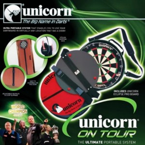 Unicorn On Tour Set Mobiele Dartbaan (Makkelijk te bevestigen op een deur)