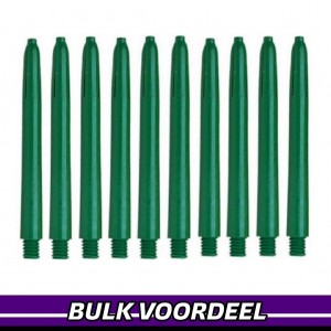 10 Sets Nylon Shafts Donkergroen Medium