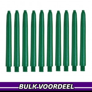 10 Sets Nylon Shafts Donkergroen Medium