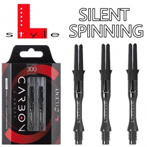 L-Style Carbon Spin Shafts Slim Zwart 300