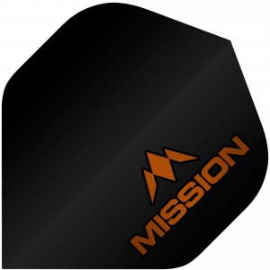 Mission Logo Zwart Oranje Flight 