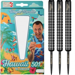 Legends Darts Wayne Mardle Hawaii 501 90% Black 20-22-24-26 Gram