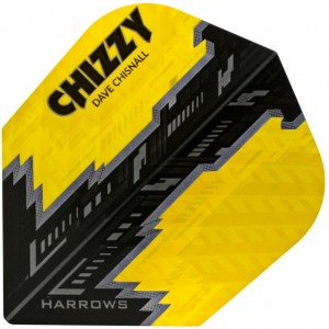 Harrows Dave Chisnall Flights NO6 Geel Zwart